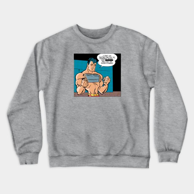 Superhero Worries! Crewneck Sweatshirt by JBone